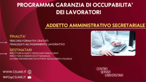 addetto amministrativo segretariale