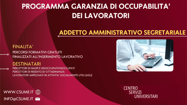 addetto amministrativo segretariale