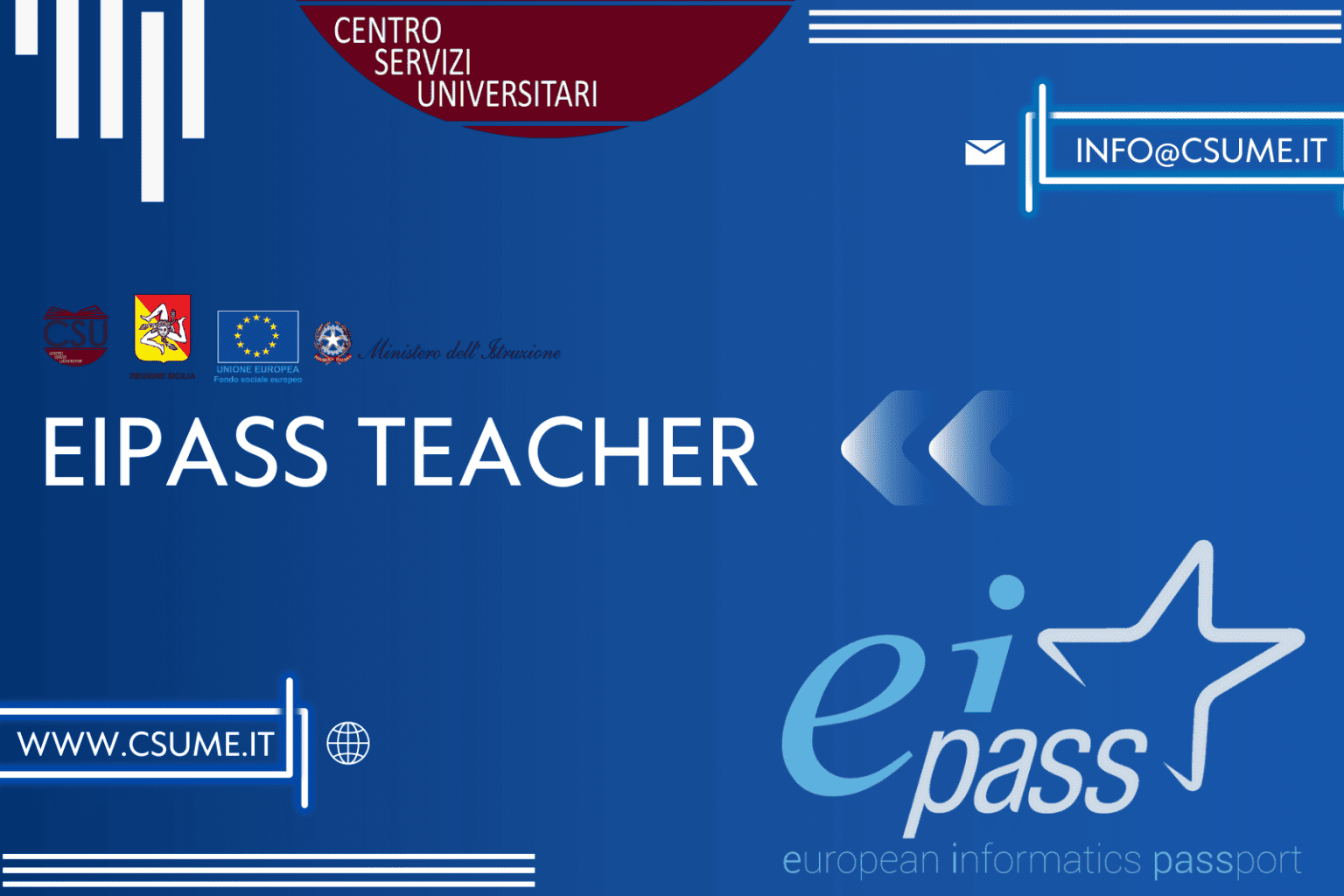 Certificazione eipass teacher csu centro servizi universitari messina