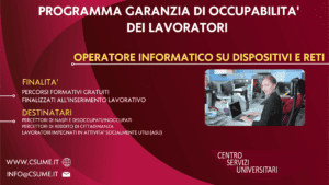 operatore informatico su dispositivi e reti